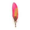 Colorful Feather Brooch Lapel Pin Handmade Men Women Novelty Brooches Lapel Pins Dress Suit Accessory Gift - Image 9