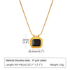 Women's Dainty Geometric CZ Stone Necklaces, Bling Square Slide Pendant Necklace, Chic Minimalist Stackable Collar To Her - Image 8