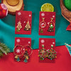 Shiny Zircon Christmas Tree Earrings for Women Xmas Colorful Bulb Tree Bell Drop Earrings Year Party Jewelry Gifts - Image 1