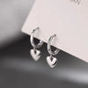 Silver Needle Hollow Bowknot Pendant Hoop Earrings For Women Classic Jewelry Minimalist Accessories - Image 9