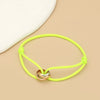 Simple Unisex Bracelet 3 Metal Round Circle Accessory Adjustable Men's Rope Bracelet for Women Jewelry Gifts - Image 17