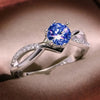 6 Claws Zirconia Stone Rings for Women Silver Color Proposal Band Accessories Bridal Jewelry - Image 4