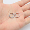 20 Pcs Hammered Earrings Gold Plated Hoop Earrings Stainless Steel Hoop Earrings for Women, Earring Hooks - Image 7
