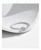 Bezel Setting Ring Silver Beads Stackable Finger Rings For Women Lab Diamond Jewelry - Image 17