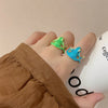 Tree Frog Ring Opening for Women Men Cute Adjustable Ring Animal Shape Alloy Jewelry Accessories Party Jewelry Gifts - Image 5