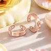 Simple Magnetic Rings for Women Copper Material Design Comfortable Fit for Fingers Valentine and Mother's Day Jewelry - Image 1