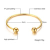 Round Circular Open Knot Cuff Bangle Bracelets For Women Elegant GoldColor Jewelry Noeud Armband Pulseiras - Image 8