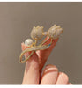 Green Red Crystal Rhinestone Four-Leaf Clover Flower Brooches Lapel Pins Jewelry Clothing Accessories Brooch for Women - Image 24