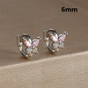 2PCS Simple Mini Butterfly Huggie Hoop Earrings 6MM 8MM Small Colorful Zircon Cartilage Earring Ear Bone Nail Piercing Jewelry - Image 20