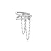 Silver Zircon Double layer Clip Earrings Women 1Piece No Piercing Earring Party Jewelry - Image 26
