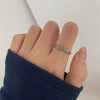 Silver Open Retro Ring For Women Geometric Punk Asymmetric Jewelry Gift - Image 19