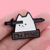 Cute Cat Enamel Pins " "Brooches Metal Lapel Pin Badge Backpack Accessories Jewelry Friend Gifts - Image 5