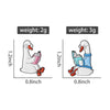 Goose Reader Enamel Pins Bookish Duck Bookworm Brooches Reading Badges Creative Animal Books Jewelry Gift for Kids Friends - Image 2