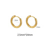 10pcs Stainless Steel Small Hoops Earring Piercing Ear Cartilage 8-20mm Women Men Stainles Steel Round Circle - Image 19