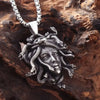 Vintage Snake Animal Medusa Pendant Necklace Stainless Steel For Men Hip Hop Style Accessories Jewelry Party Gift - Image 4