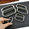 1-5Pcs Oval Coil Spring/50/65/80mm Heavy Duty 304 Stainless Steel O Ring Snap Hook Quick Release Rings Carabiner Buckle - Image 4