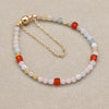 Faceted Sandstone Double Layer Beads Strand Bracelets Bangles Elegant Bohemian Magnetic Women Jewelry - Image 31