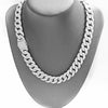 16MM Prong Cuban Link Chain Hip Hop Men 3Rows Rhinestone Necklace Iced Out Chain Women Paved Miami Polygon Cuban Necklaces - Image 3