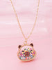 1Pc Cute Kids Capybara Shaker Pendant Necklace Quicksand Sequins Star Charm Necklace for Girls, Friendship Jewelry Set - Image 5