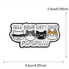 Cute Tiny Black Cat Enamel Pin Novelty Cartoon Animal Metal Badge Brooch for Jewelry Accessory Gifts - Image 13