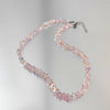Transparent Crystal Irregular Beaded Bracelet Women‘s Shiny Mulit-cut Pink Glass Chain on the Hand Jewelry Girls Gifts - Image 16