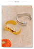Smooth Stainless Steel Open Cuff Bangle in Gold-Tone or Silver-Tone - Image 18