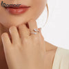Silver Arrow Heart Adjustable Ring, Adjustable Ring Minimalist Jewelry -E - Image 5
