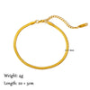Summer Gold Color Anklets For Women Stainless Steel Firga Chain Feet Jewelry Layered Link Chain Accessory - Image 15
