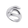 Vintage Stainless Steel Rings for Women Punk Chunky Irregular Smooth Adjustable Open Ring Jewelry Weddings Gifts - Image 21