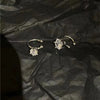 Elegant Shiny Zircon Clip Earrings Adjustable Non Piercing Ear Clips for Women Daily Wear Party Banquet Jewelry Gift - Image 3