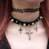 Gothic Jewellery Braided Fish Thread Choker Necklace Vintage Elastic Tattoo Choker Retro Necklace - Image 4