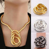 Alloy Bendable Snake Necklace Silver Color Gold Color Flexible Choker Punk Twistable Bracelet for Women Girls Creative Gift - Image 1