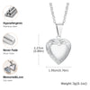 Silver Color Stainless Steel Women Locket Pendant, Openable Heart Pendant Necklaces, Life Tree Floral Collar - Image 9