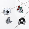 30 Styles Punk Halloween Party Pins Gothic Skull Witch Magic Enamel Brooch Dark Pumpkin Fire Hand Bag Lapel Badge Friend Jewelry - Image 6