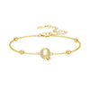 Silver Zircon Gold 26 Letter Bracelets For Woman Simple Jewelry Wedding Party GiftS Jewelry A - Image 30