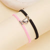 Handmade Heart Magnet Bracelet for Women Men Adjustable Braided Couple Bracelet Lovers Bestie Friendship Jewelry Sets - Image 6