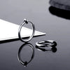 1 Pair Stainless Steel Ear Clip Earrings For Women/Men Painless Non-pierced Fake Earrings Simple Hoop Earrings Jewelry - Image 5