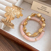 Square-Spliced Bead Bangle with Elastic Cord and Multiple Designs - Image 11