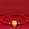 Lucky 12 Constellation Zodiac Sign Braided Animal Bracelet Men Women Red Rope Gold Color Beads Bracelet Bangle Gift Jewelry - Image 7