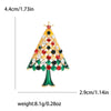 Christmas Rhinestones Star Tree Brooches for Women Unisex Classic Corsage Pins Office Party Friend Gifts Jewelry Accessories - Image 28
