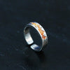 Retro Carved Crack Gold Painting Ring For Men Women Silver Color Punk Gothic Open Ring Unisex Accessories Jewelry Gift - Image 2