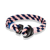 Anchor Bracelets Men Double strand Nautical Surfer Rope Bracelet Women Black Stainless Steel Sport Buckle - Image 10