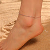 Thin Twisted Water Wave Chain Anklets for Women Stainless Steel Jewelry Bracelet on the leg Mother's Day Gift - Image 3