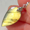 Blue Labradorite Pendant Irregular Shape Bead Stone Orange Necklace for Men Women - Image 10