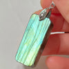 Pink Labradorite Pendant Irregular Shape Bead Stone Purple Necklace for Men Women - Image 18