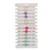 12pcs/set Colorful Flower Alloy Charms Bracelet Set For Women Hand-woven Acrylic Beads Rope Adjustable Bracelet Jewelry Gifts - Image 1