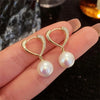 Imitation Pearl Dangle Earring for Women Silver Color Bling Cubic Zirconia Elegant Lady Jewelry - Image 16