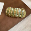 Wide Acrylic Cuff Bracelet with Irregular Geometric Design - Image 35