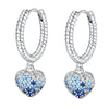 Women's Silver Snowflake Christmas Sparkling Zircon Winter Earrings Fit For Engagement Parties Jewelry - Image 19