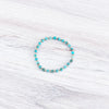 Turquoise Bracelets Gift for Her Stretch Bracelet Jewelry for Women Gold Plated Beads - Image 4